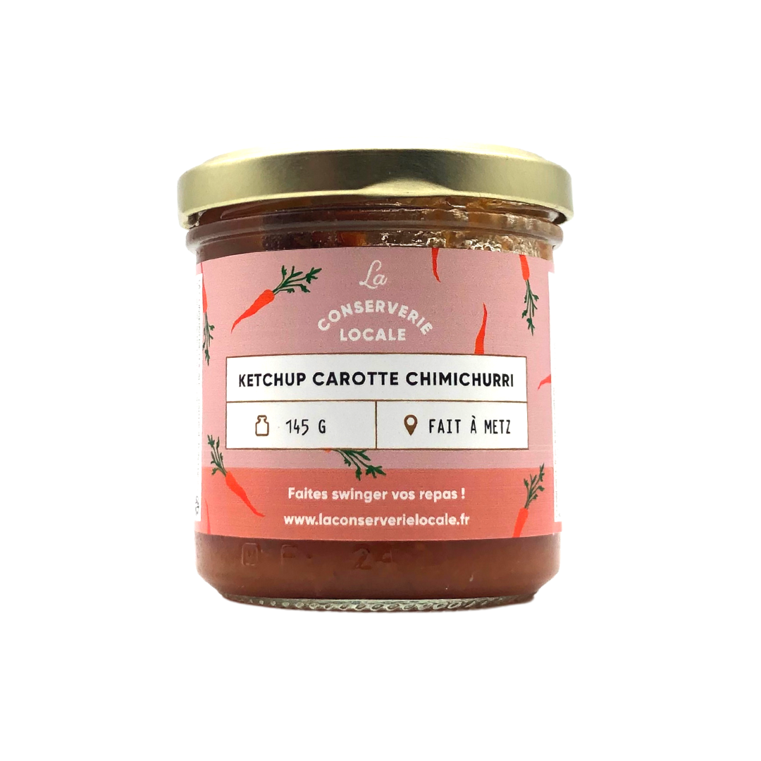 Ketchup Carotte Chimichurri 145g - Bon Plan DDM - La Conserverie Locale